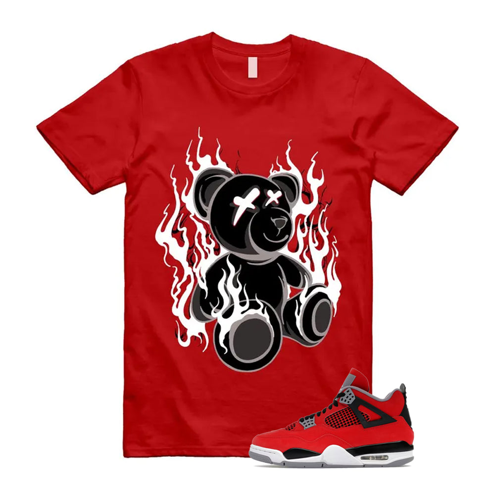4 Toro Bravo Fire Red White Black Cement Grey 2026 Shirt To Match Lit T-Shirt, Match Sneaker Tee