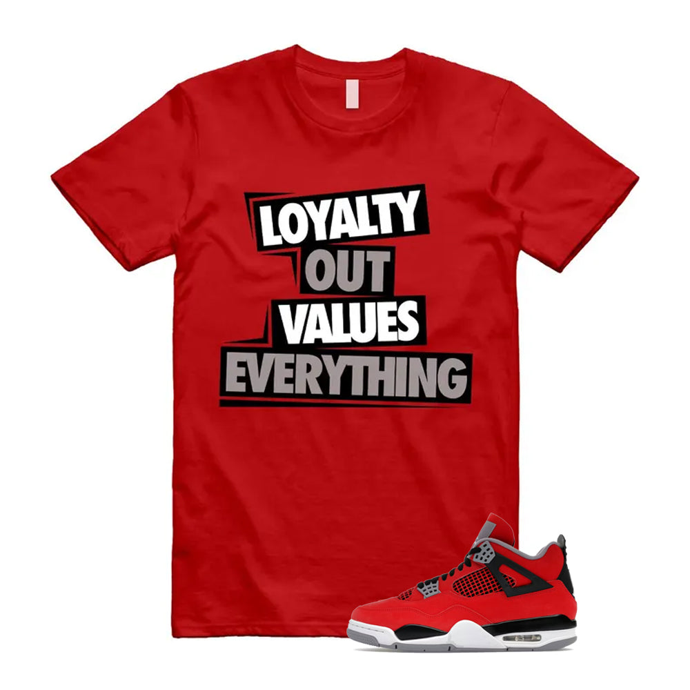 4 Toro Bravo Fire Red White Black Cement Grey 2026 Shirt To Match Love T-Shirt, Match Sneaker Tee