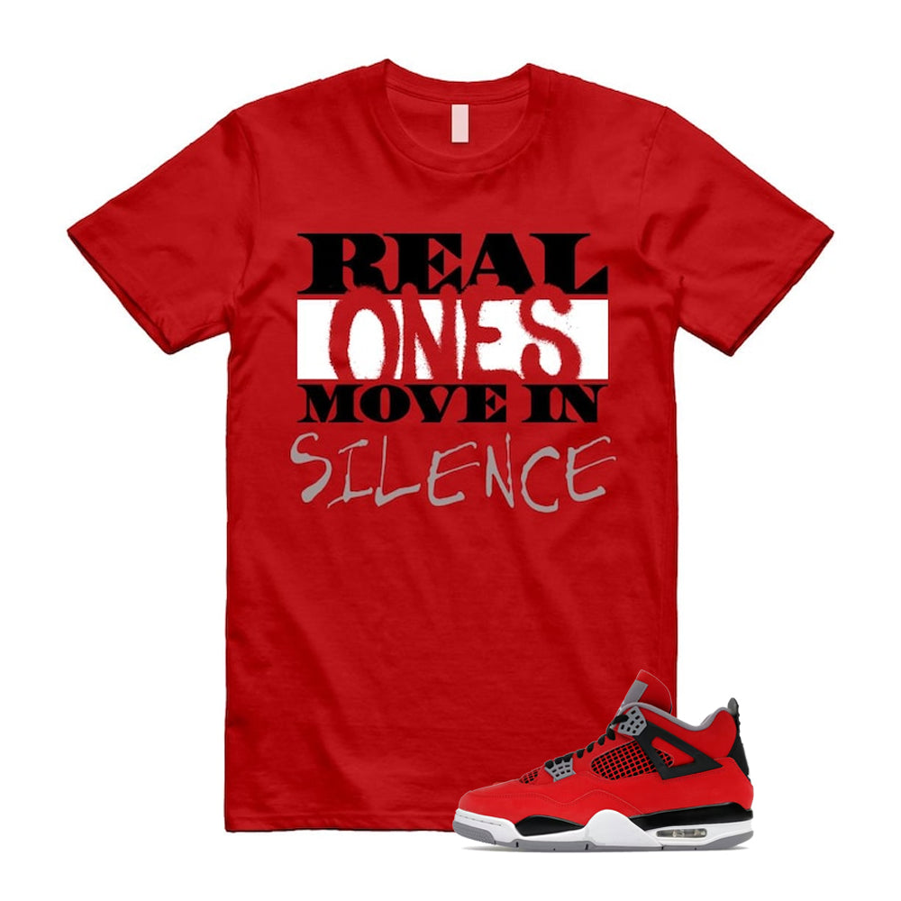4 Toro Bravo Fire Red White Black Cement Grey 2026 Shirt To Match Real T-Shirt, Match Sneaker Tee