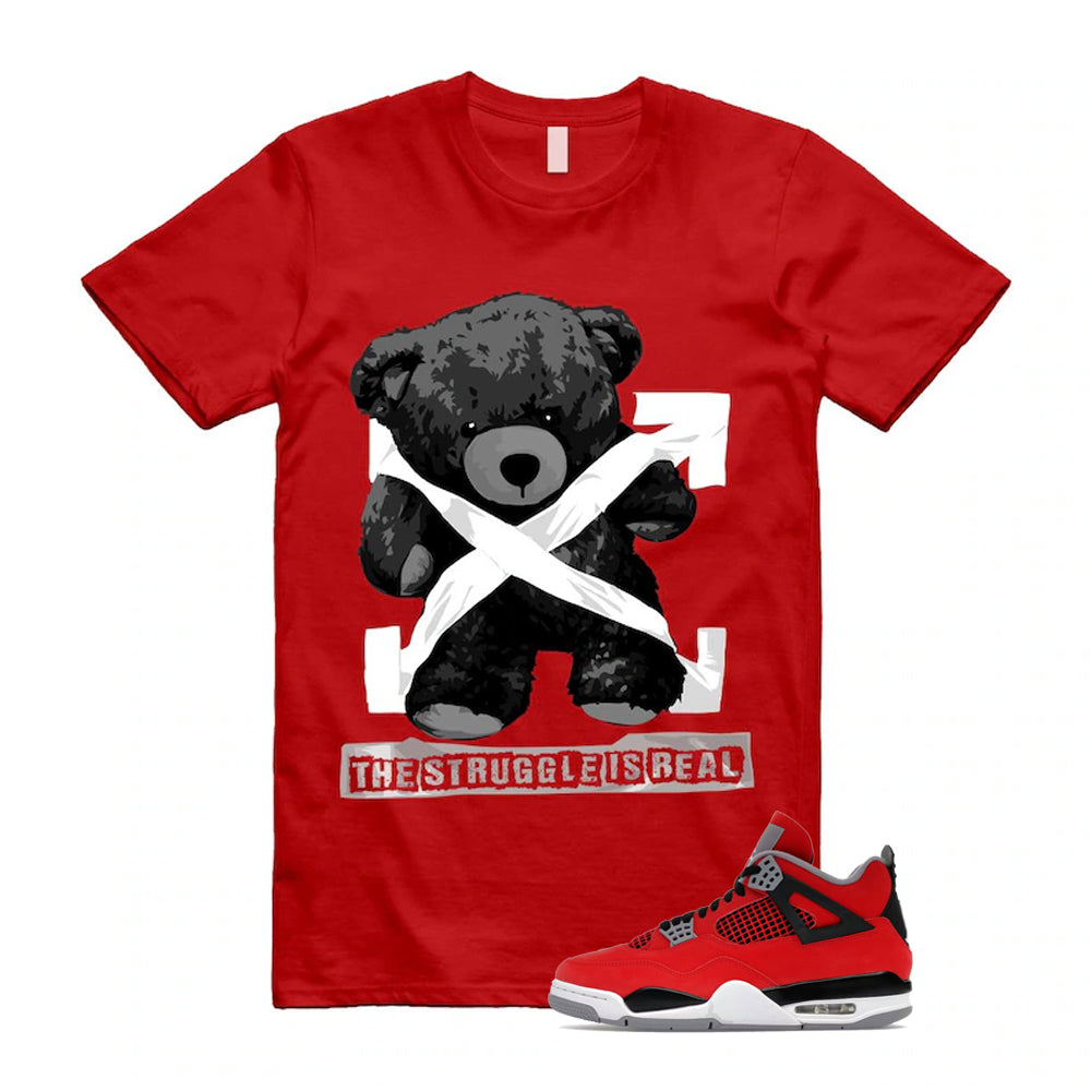 4 Toro Bravo Fire Red White Black Cement Grey 2026 Shirt To Match Struggle T-Shirt, Match Sneaker Tee