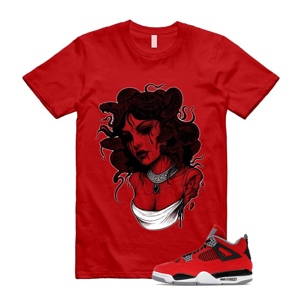 4 Toro Bravo Fire Red White Black Cement Grey 2026 Shirt To Match Snakes T-Shirt, Match Sneaker Tee