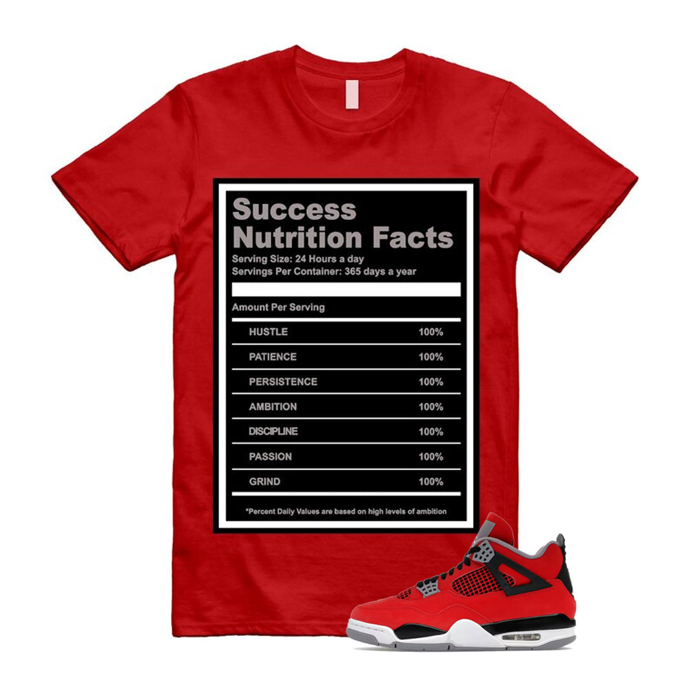 4 Toro Bravo Fire Red White Black Cement Grey 2026 Shirt To Match Success T-Shirt, Match Sneaker Tee