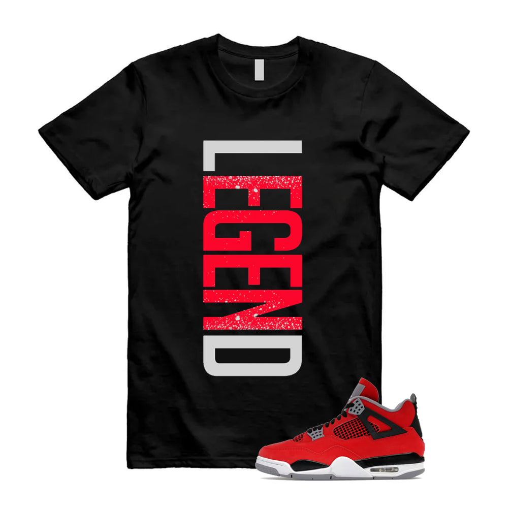 4 Toro Bravo Fire Red White Black Cement Grey 2026 Shirt To Match Legned T-Shirt, Match Sneaker Tee