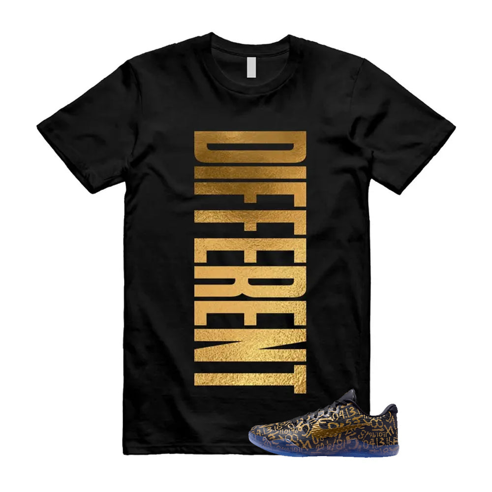 11 Protro Black And Metallic Gold 2026 Shirt To Match Different T-Shirt, Match Sneaker Tee