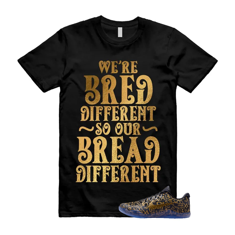 11 Protro Black And Metallic Gold 2026 Shirt To Match Bread T-Shirt, Match Sneaker Tee