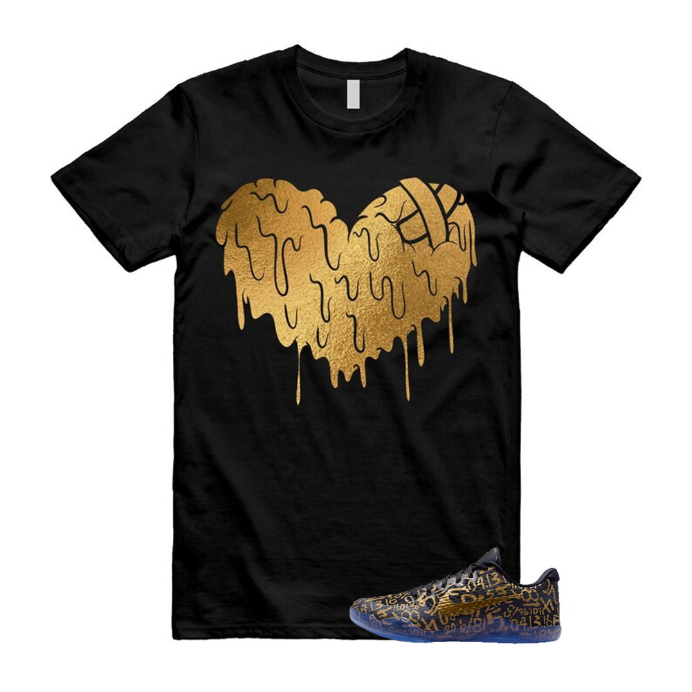 11 Protro Black And Metallic Gold 2026 Shirt To Match Drippy Heart T-Shirt, Match Sneaker Tee