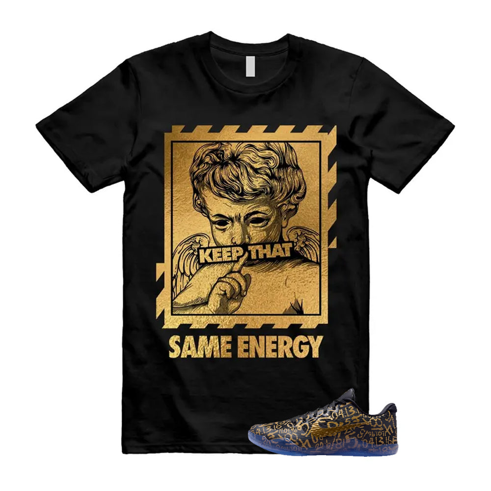 11 Protro Black And Metallic Gold 2026 Shirt To Match Energy T-Shirt, Match Sneaker Tee
