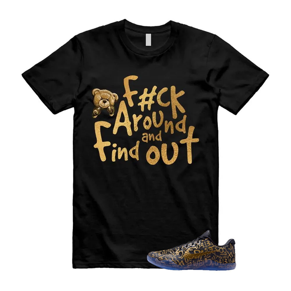 11 Protro Black And Metallic Gold 2026 Shirt To Match Fck T-Shirt, Match Sneaker Tee