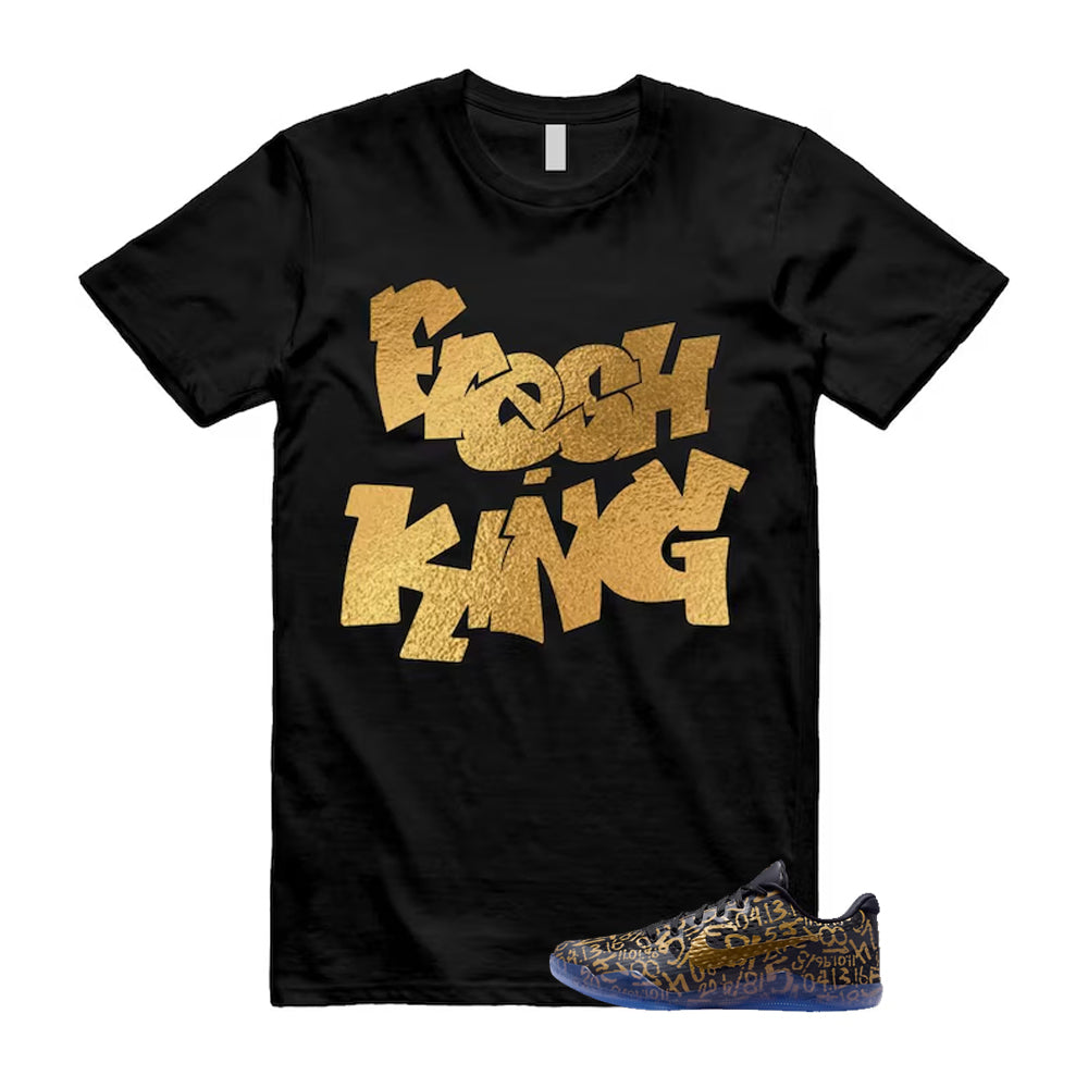 11 Protro Black And Metallic Gold 2026 Shirt To Match Fresh King T-Shirt, Match Sneaker Tee