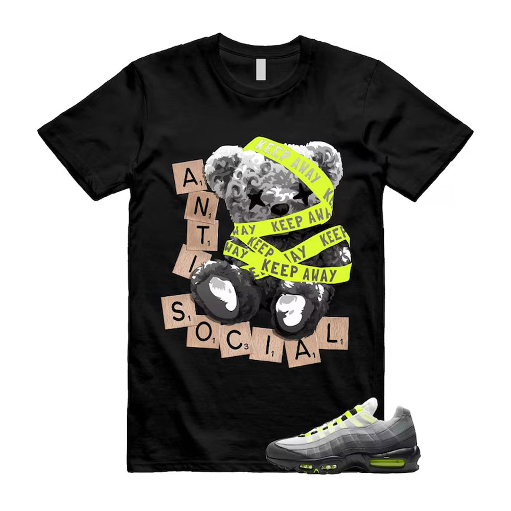 Air Max 95 OG Big Bubble Neon Shirt To Match Anti Social T-Shirt, Match Sneaker Tee