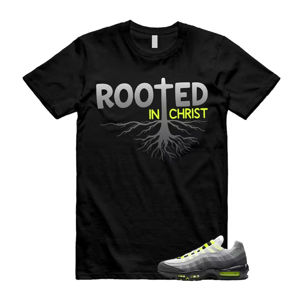 Air Max 95 OG Big Bubble Neon Shirt To Match Rooted T-Shirt, Match Sneaker Tee