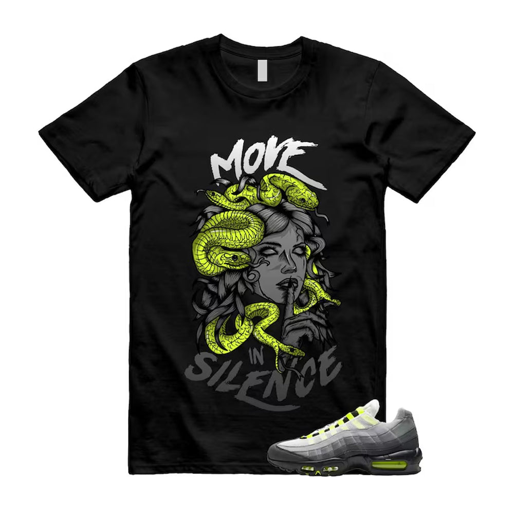 Air Max 95 OG Big Bubble Neon Shirt To Match Move In Silence T-Shirt, Match Sneaker Tee