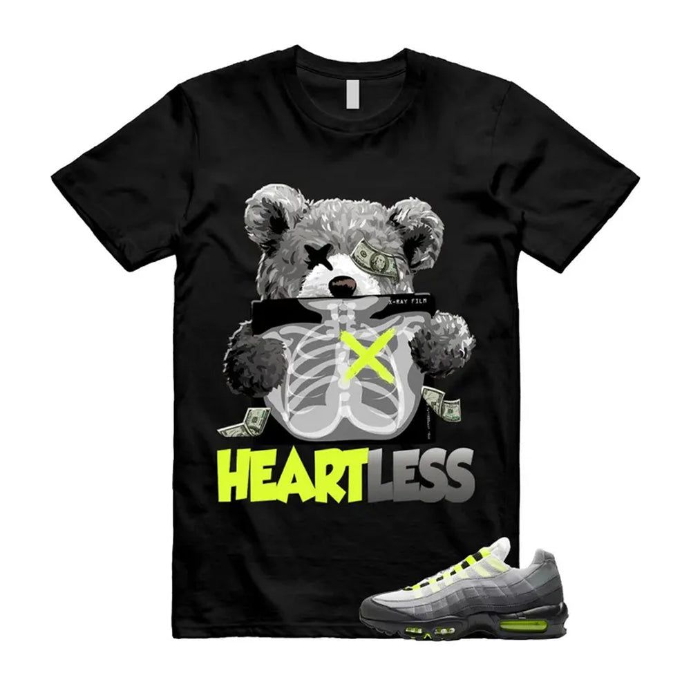 Air Max 95 OG Big Bubble Neon Shirt To Match Heartless T-Shirt, Match Sneaker Tee