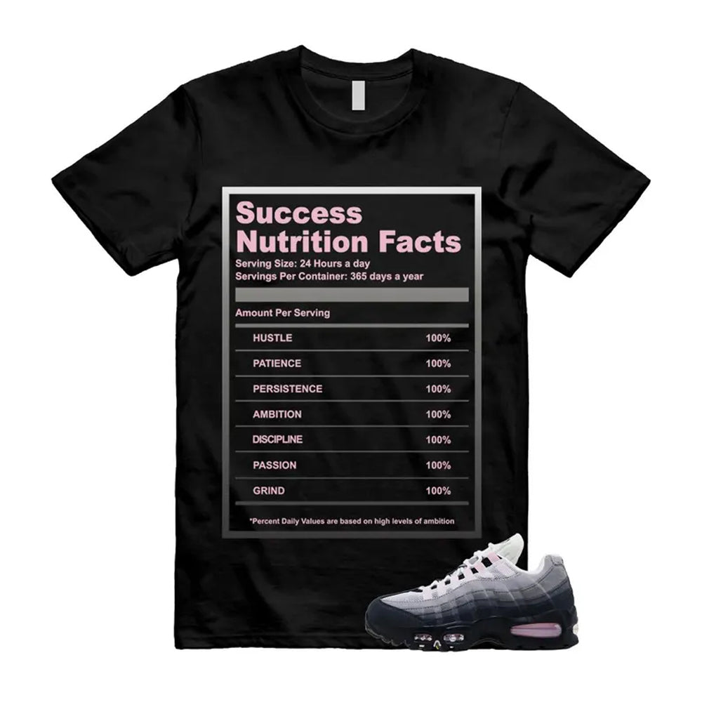 Air Max 95 Pink Foam Black White OG Big Bubble Shirt To Match Success T-Shirt, Match Sneaker Tee