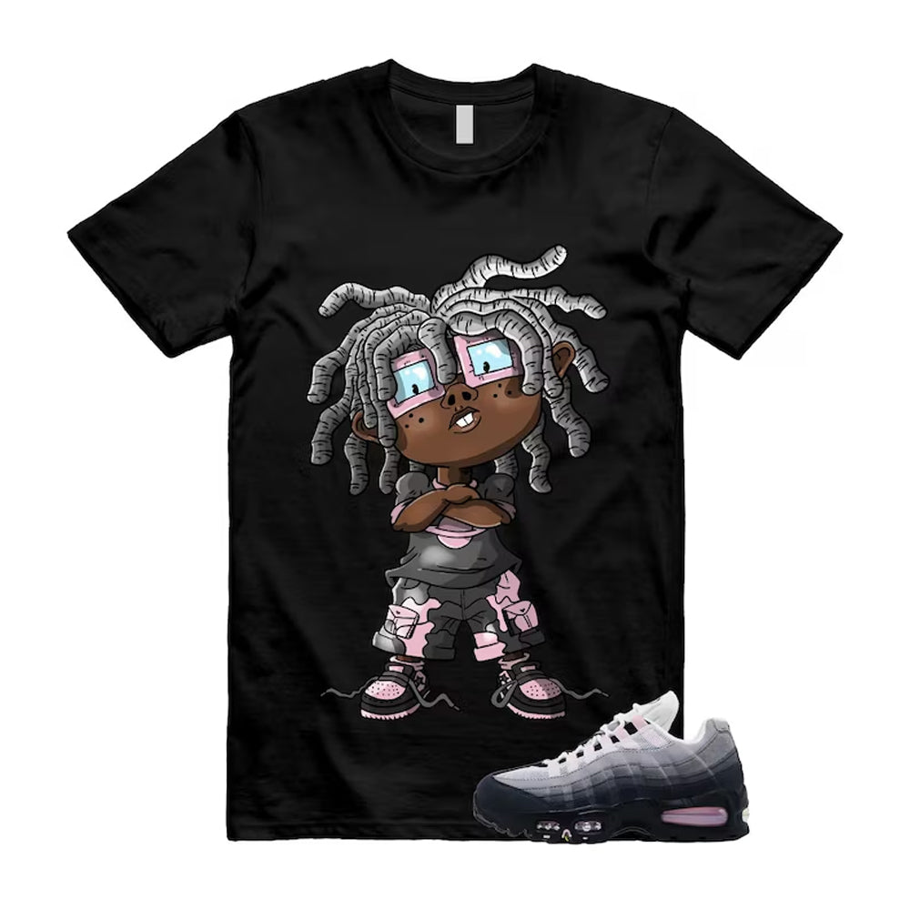 Air Max 95 Pink Foam Black White OG Big Bubble Shirt To Match Chongo T-Shirt, Match Sneaker Tee
