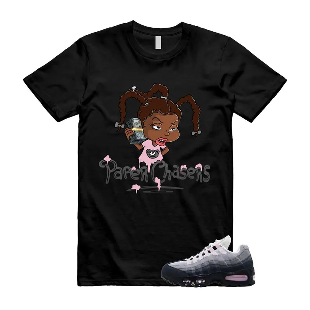 Air Max 95 Pink Foam Black White OG Big Bubble Shirt To Match Paper Chasers T-Shirt, Match Sneaker Tee
