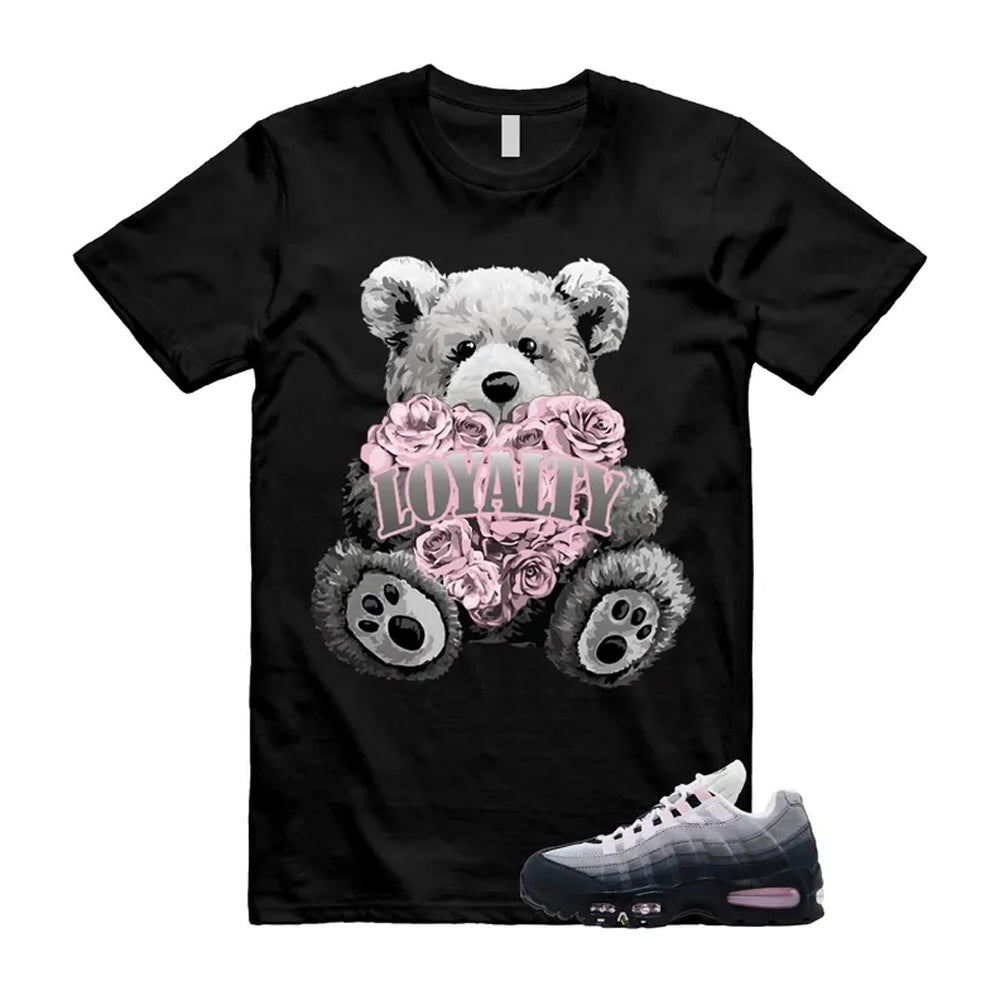Air Max 95 Pink Foam Black White OG Big Bubble Shirt To Match Loyalty T-Shirt, Match Sneaker Tee