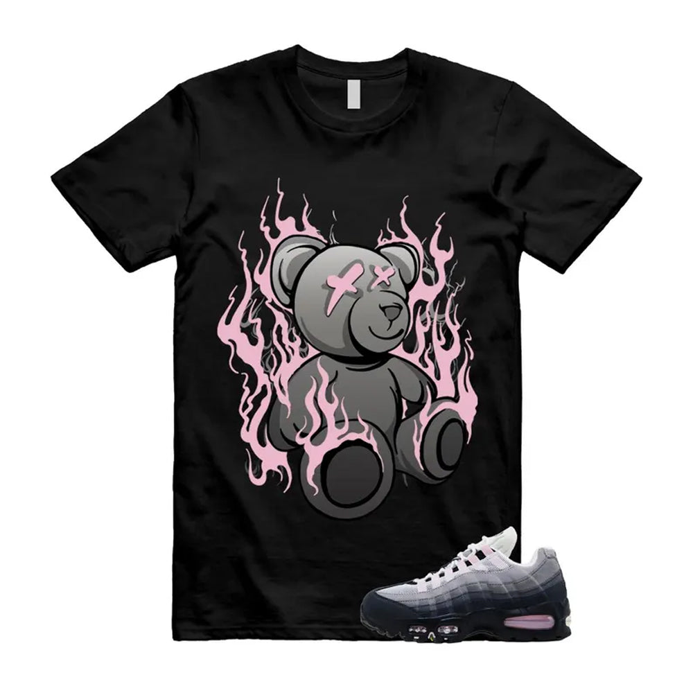 Air Max 95 Pink Foam Black White OG Big Bubble Shirt To Match Lit T-Shirt, Match Sneaker Tee