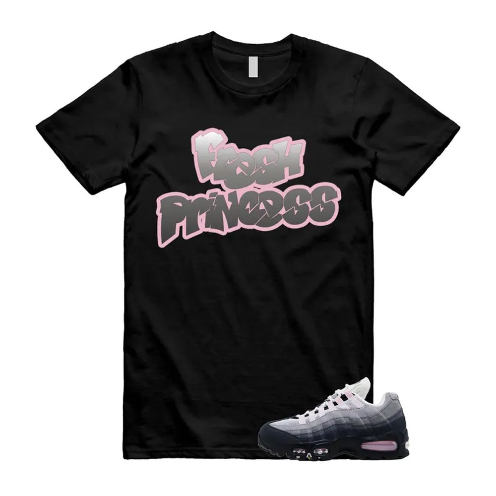 Air Max 95 Pink Foam Black White OG Big Bubble Shirt To Match Fresh Princess T-Shirt, Match Sneaker Tee