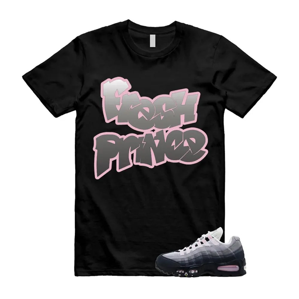 Air Max 95 Pink Foam Black White OG Big Bubble Shirt To Match Fresh Prince T-Shirt, Match Sneaker Tee
