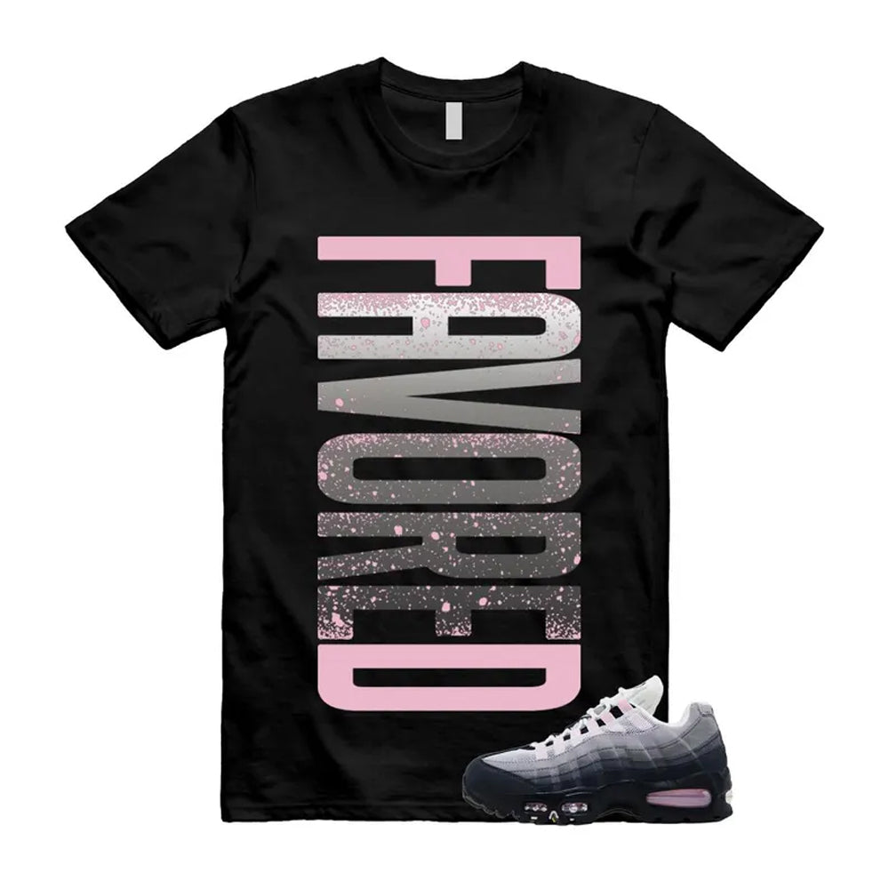 Air Max 95 Pink Foam Black White OG Big Bubble Shirt To Match Favored T-Shirt, Match Sneaker Tee