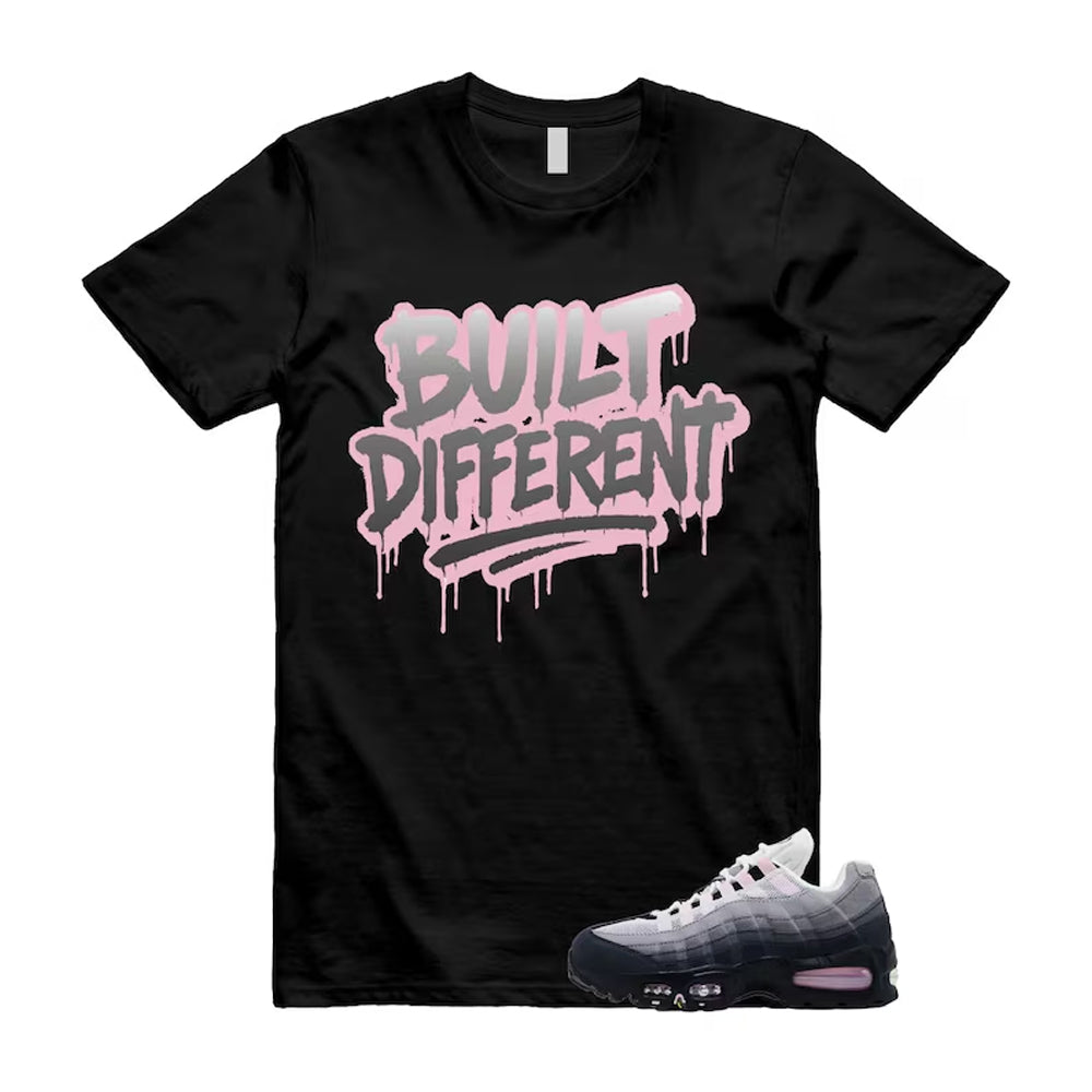 Air Max 95 Pink Foam Black White OG Big Bubble Shirt To Match Built Different T-Shirt, Match Sneaker Tee