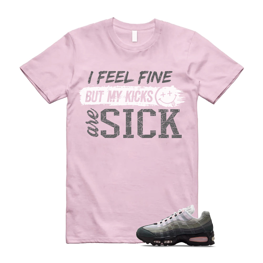Air Max 95 Pink Foam Black White OG Big Bubble Shirt To Match Sick Kicks T-Shirt, Match Sneaker Tee
