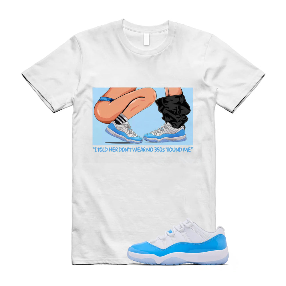 Air Jordan 11 University Blue 2026 Shirt To Match No 350s T-Shirt, Match Sneaker Tee