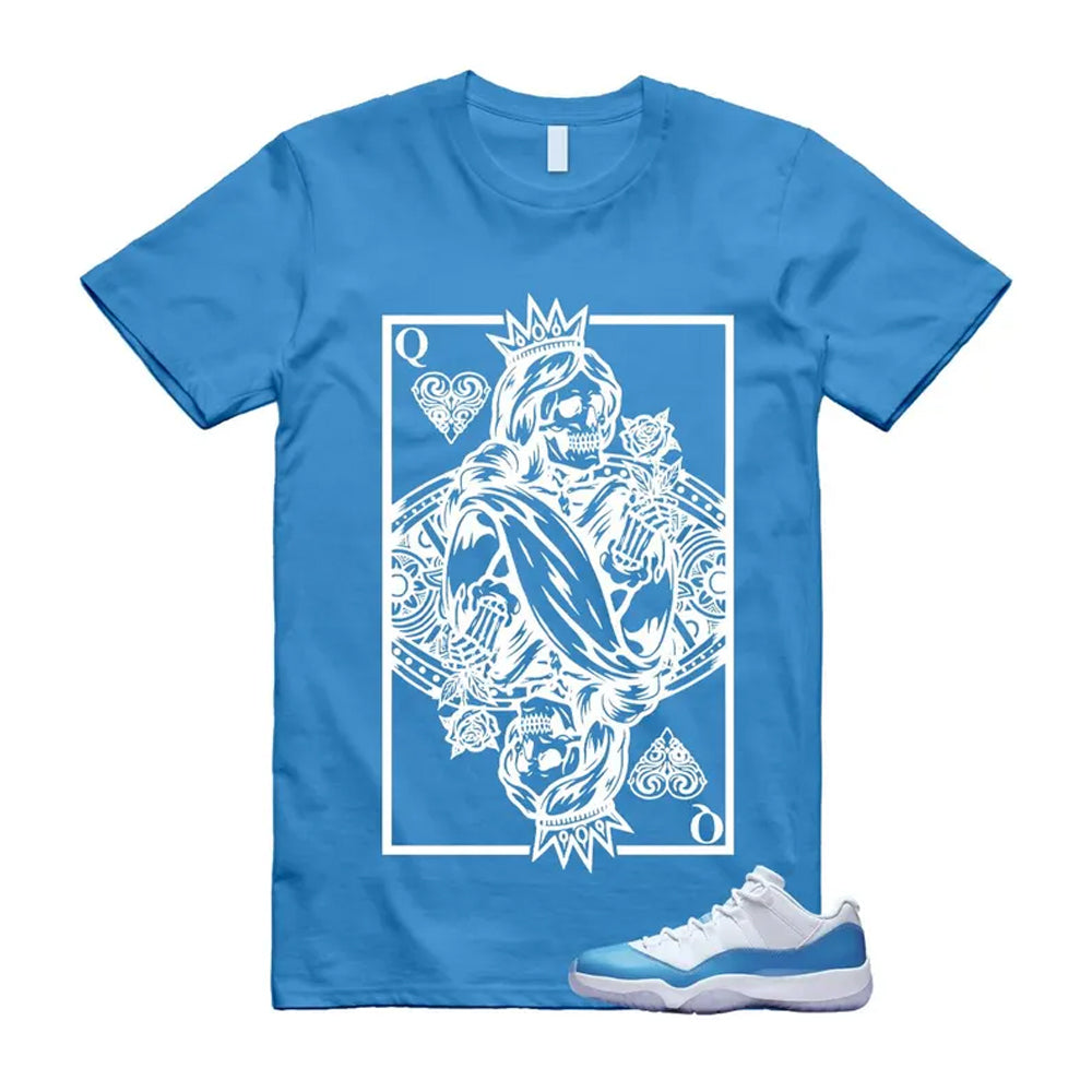 Air Jordan 11 University Blue 2026 Shirt To Match Queen Card T-Shirt, Match Sneaker Tee