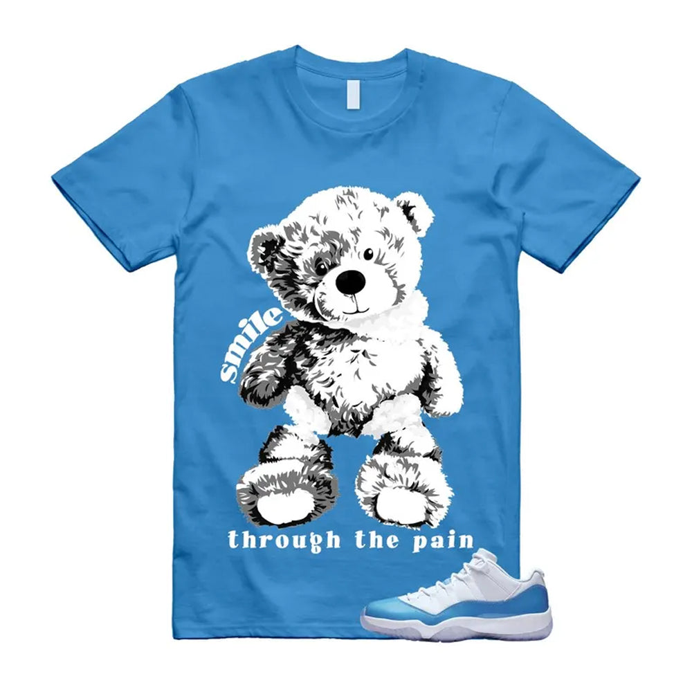 Air Jordan 11 University Blue 2026 Shirt To Match Smile Through The Pain T-Shirt, Match Sneaker Tee