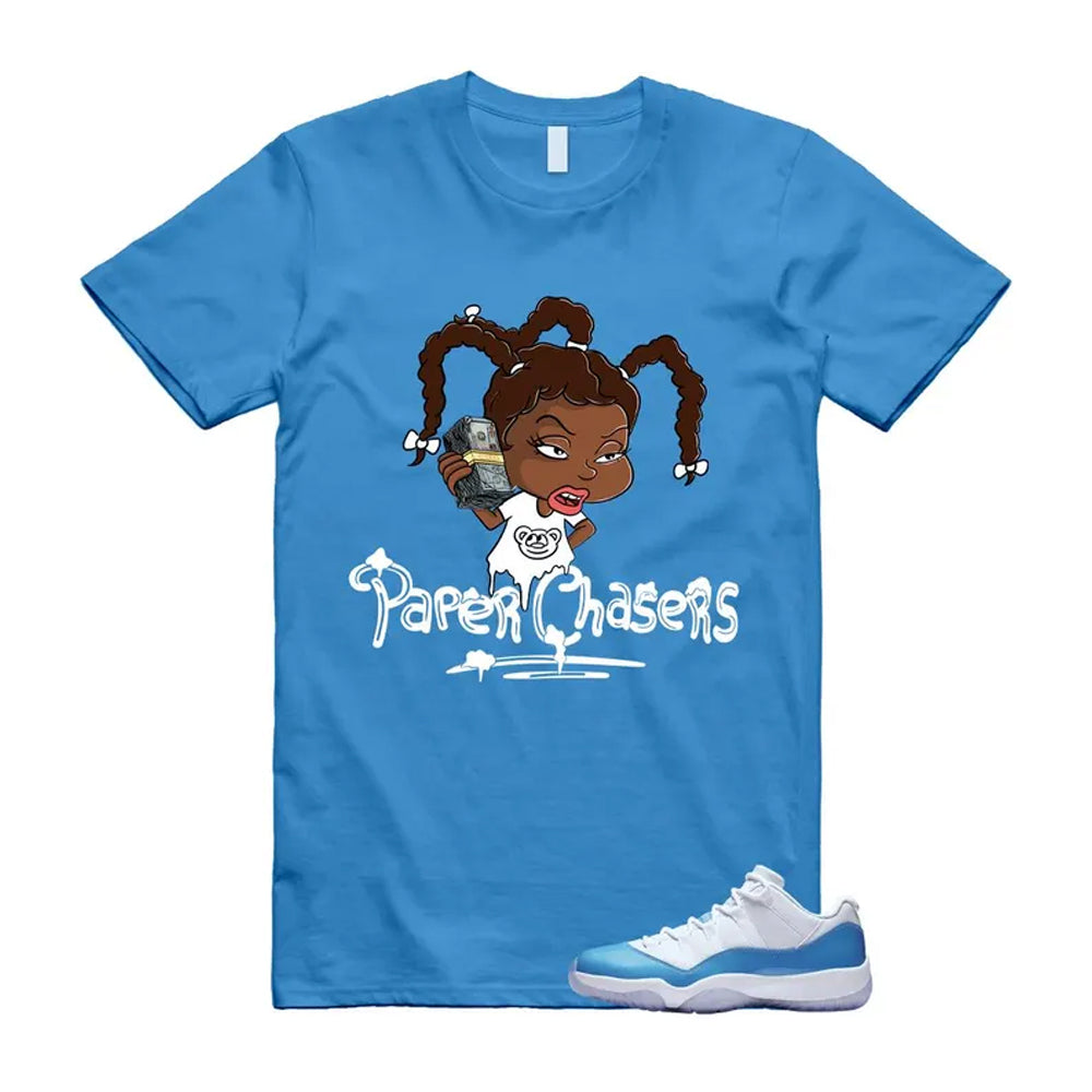 Air Jordan 11 University Blue 2026 Shirt To Match Paper Chasers T-Shirt, Match Sneaker Tee