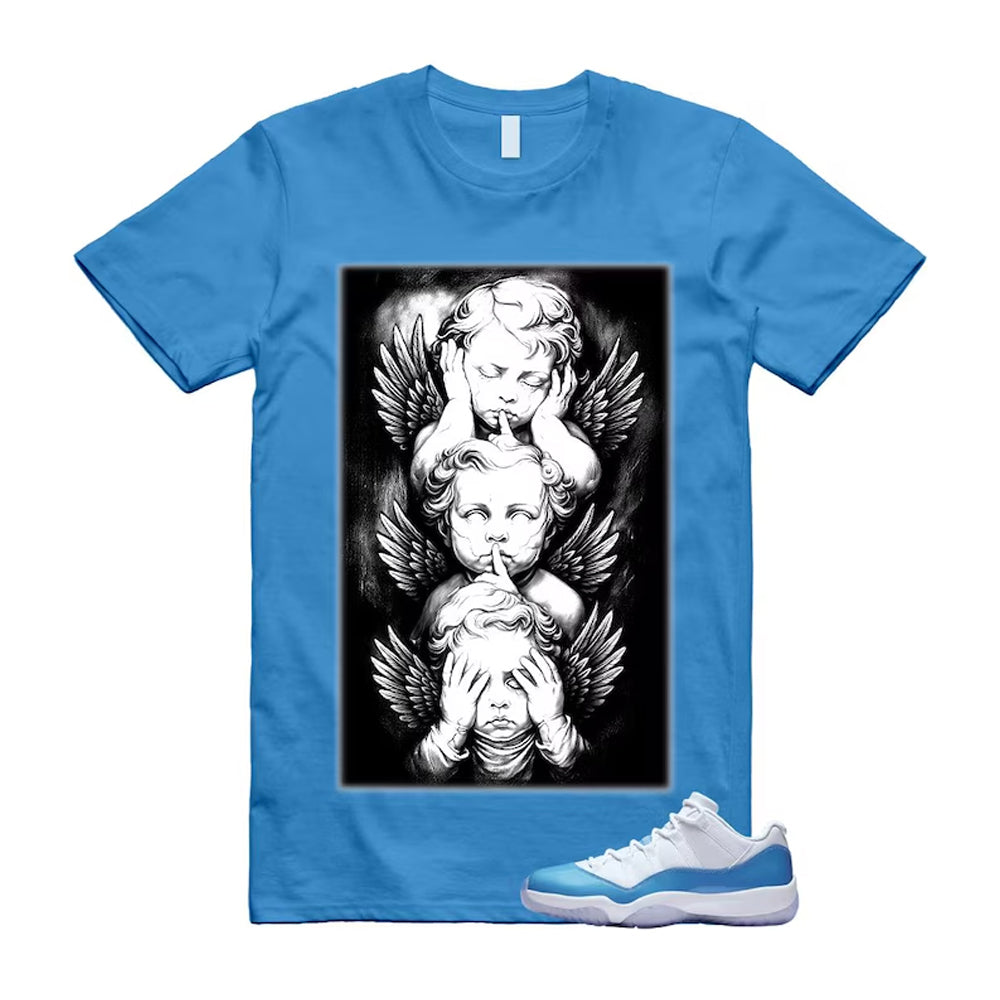 Air Jordan 11 University Blue 2026 Shirt To Match No Evil T-Shirt, Match Sneaker Tee