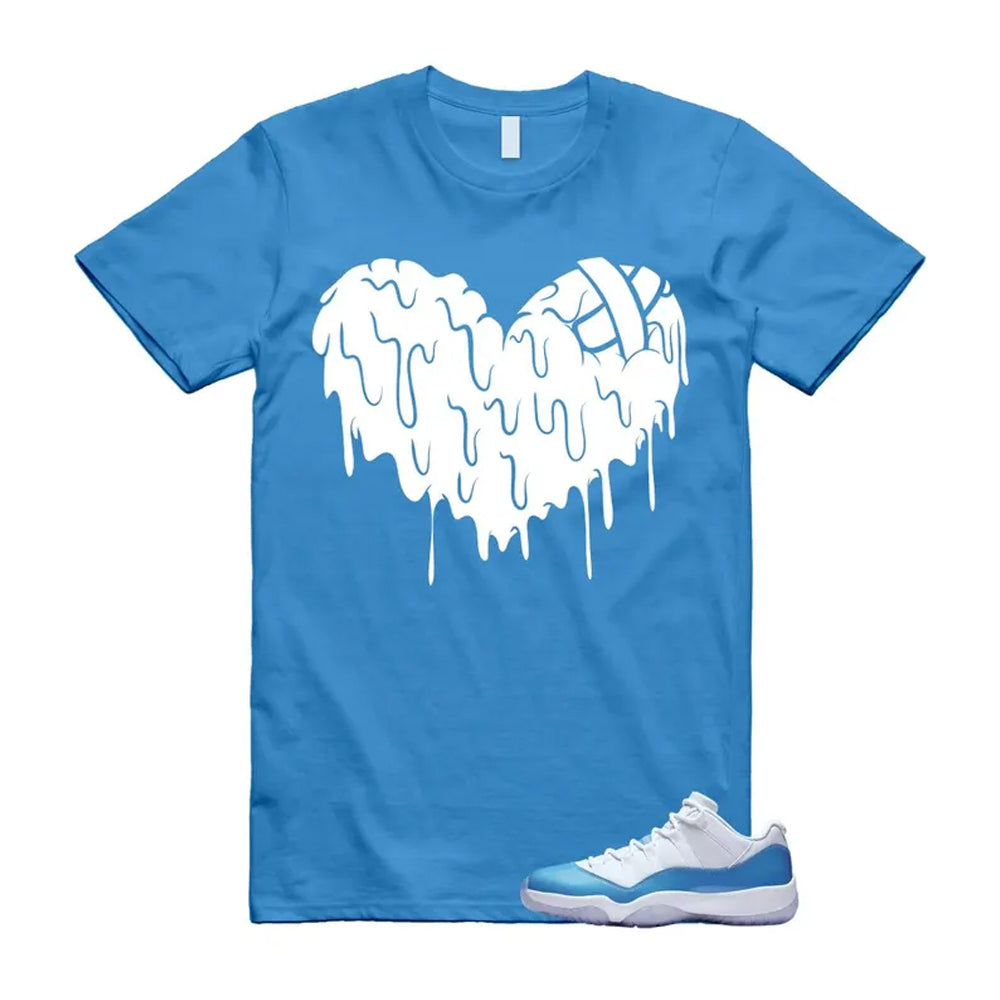 Air Jordan 11 University Blue 2026 Shirt To Match Heart T-Shirt, Match Sneaker Tee