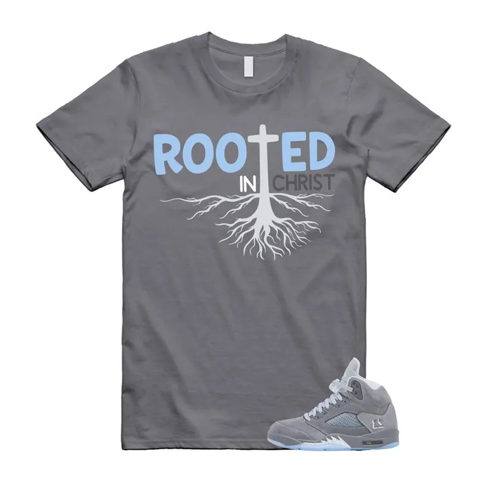 Air Jordan 5 Wolf Grey 2026 Shirt To Match Rooted T-Shirt, Match Sneaker Tee