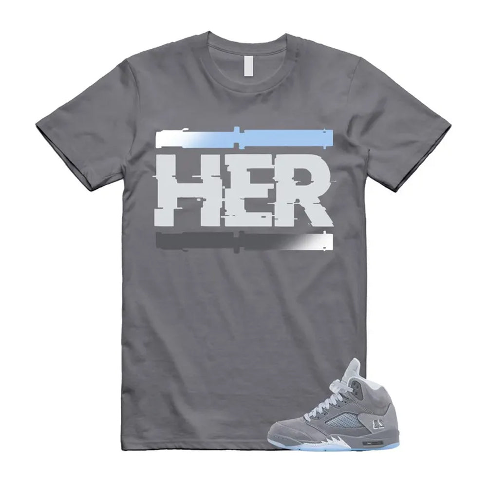 Air Jordan 5 Wolf Grey 2026 Shirt To Match Her T-Shirt, Match Sneaker Tee