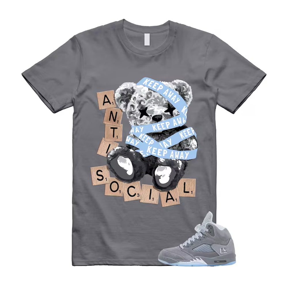 Air Jordan 5 Wolf Grey 2026 Shirt To Match Anti Social T-Shirt, Match Sneaker Tee