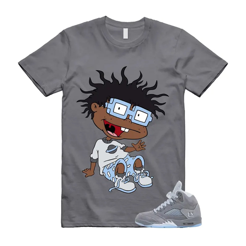 Air Jordan 5 Wolf Grey 2026 Shirt To Match Finster T-Shirt, Match Sneaker Tee