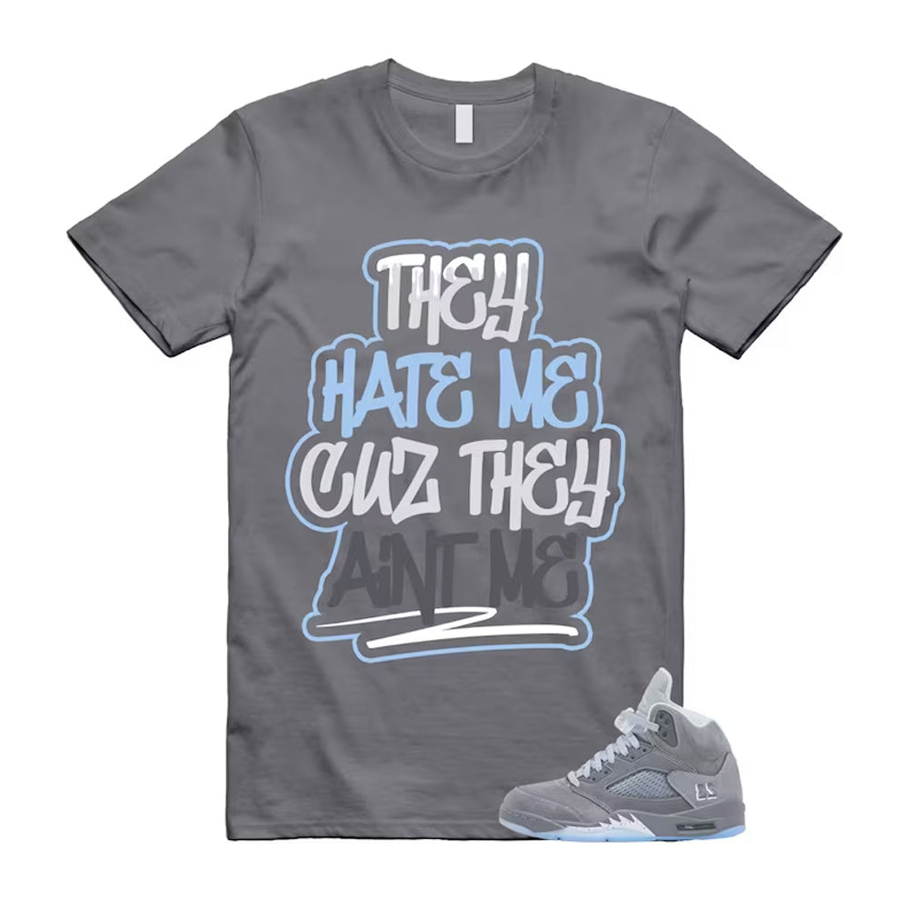 Air Jordan 5 Wolf Grey 2026 Shirt To Match They Hate Me T-Shirt, Match Sneaker Tee