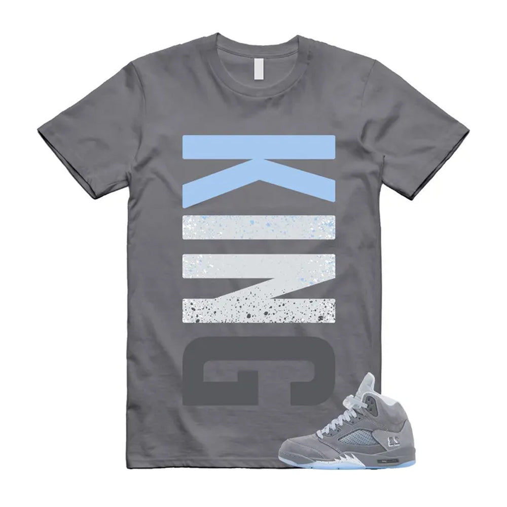 Air Jordan 5 Wolf Grey 2026 Shirt To Match King T-Shirt, Match Sneaker Tee
