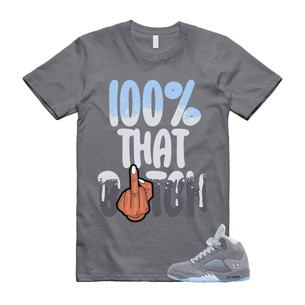 Air Jordan 5 Wolf Grey 2026 Shirt To Match 100 T-Shirt, Match Sneaker Tee