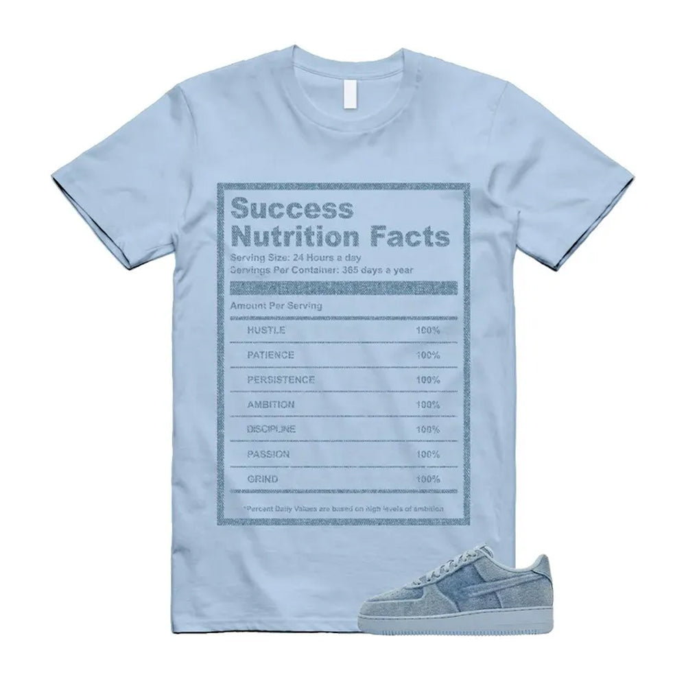 Air Force 1 Denim Light Armory Blue Shirt To Match Success T-Shirt, Match Sneaker Tee