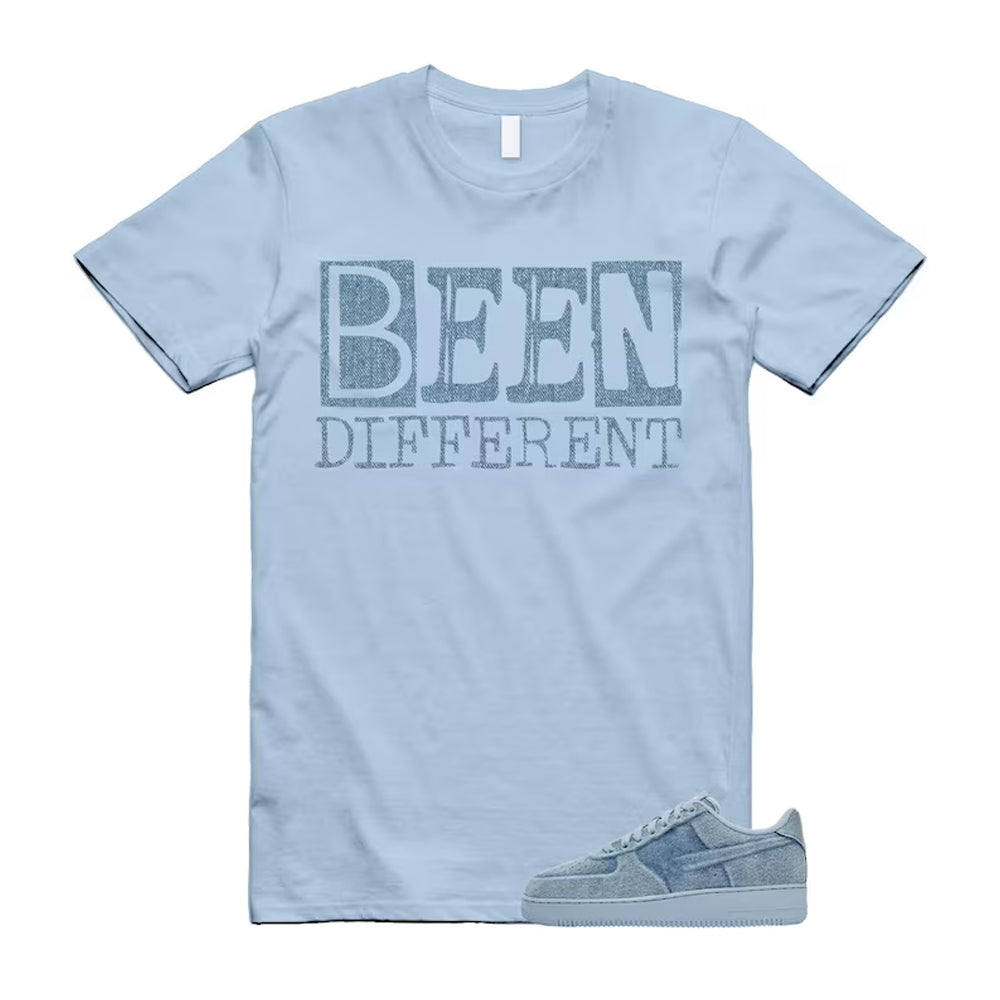 Air Force 1 Denim Light Armory Blue Shirt To Match Been DifferentT-Shirt, Match Sneaker Tee