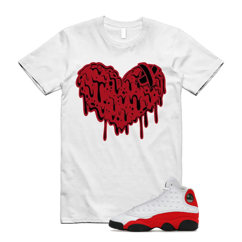 Air Jordan 13 Retro OG Chicago 2026 Shirt To Match Drippy Heart T-Shirt, Match Sneaker Tee