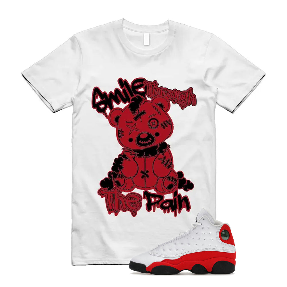 Air Jordan 13 Retro OG Chicago 2026 Shirt To Match Smile Through The Pain T-Shirt, Match Sneaker Tee