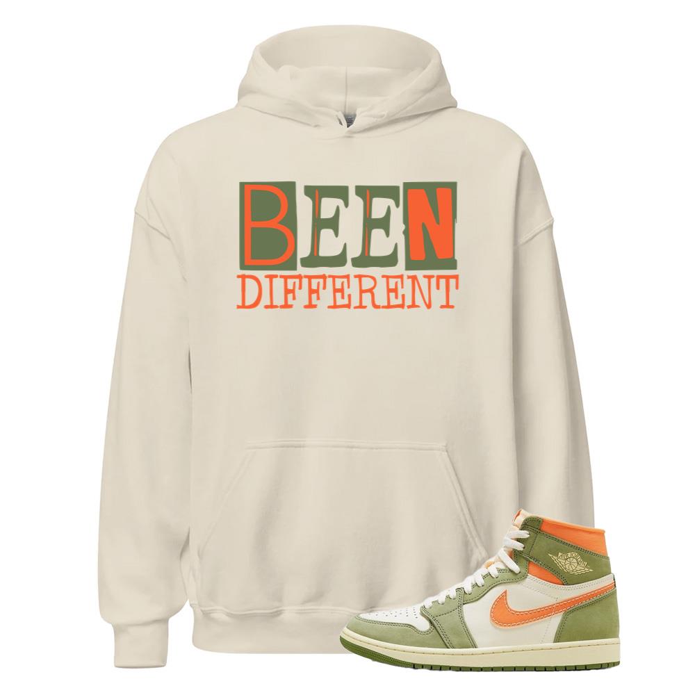 Air Jordan 1 High OG Craft Celadon Shirt to Match Been Different Hoodie FB9934-300 Match Sneaker Tee