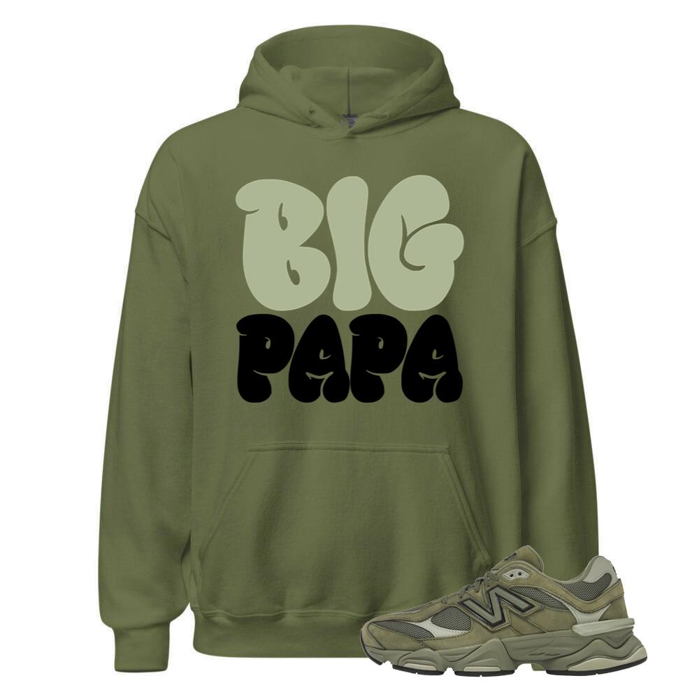 New Balance 9060 Dark Olivine Shirt to Match Big Papa, Hoodie U9060ZGD Match Sneaker Tee