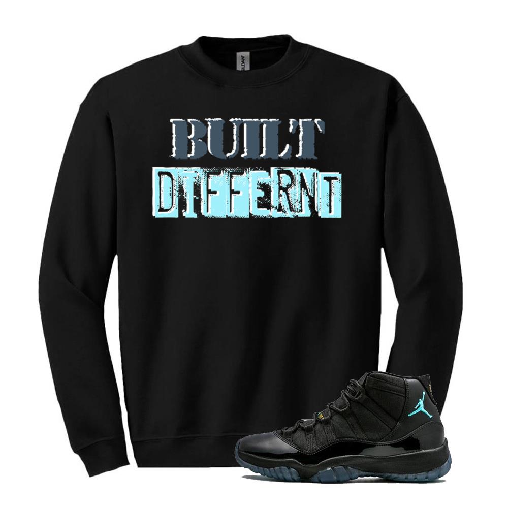 Air Jordan 11 Retro Gamma Blue Shirt to Match Build Differnt Sweatshirt 378037-006 Match Sneaker Tee