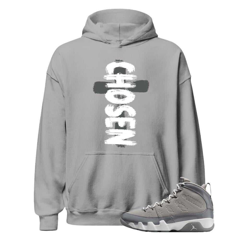 Air Jordan 9 Retro Cool Grey Shirt to Match Chosen Hoodie HV4794-011 Match Sneaker Tee