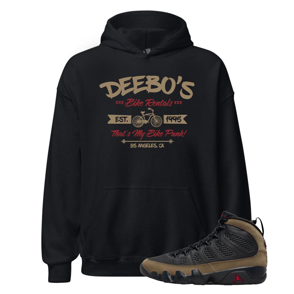 Air Jordan 9 Olive Shirt to Match Deebo?s Bike Rentals Hoodie HV4794-030 Match Sneaker Tee