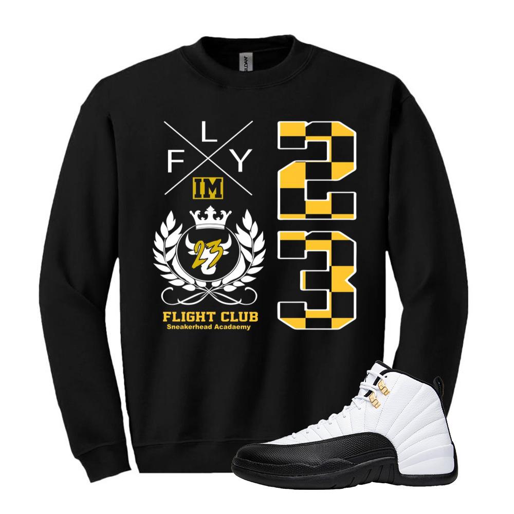 Air Jordan 12 Taxi Shirt to Match Fly Im Flight Club 23 Sweatshirt 130690-125 Match Sneaker Tee